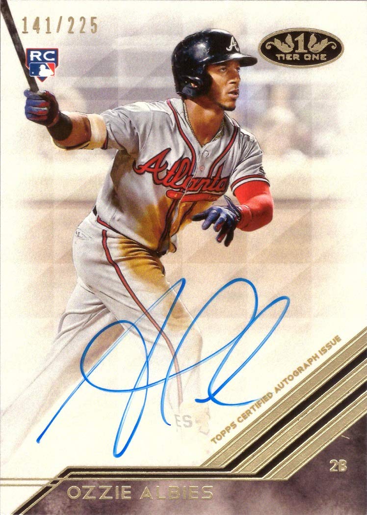 Amazon.com: 2018 Topps Tier One #BA-OA Ozzie Albies Certified